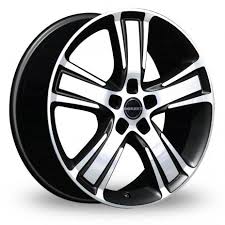ALUFELNA BORBET MA BLACK POLISHED 7.5*17/5*112